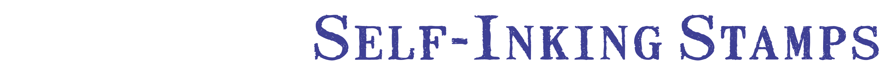 Self-Inking, BLUE, BLACK, RED, GREEN, PURPLE, ADDRESS, ENDORSEMENT